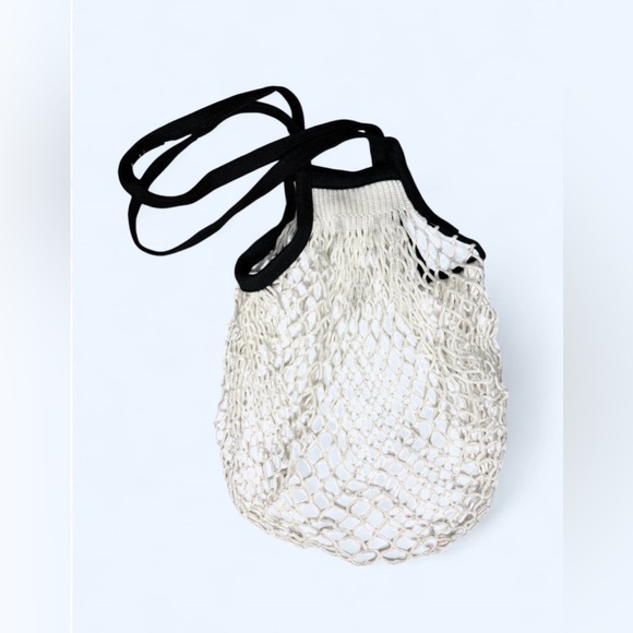 Elegant White Mesh Chanel Perfume Tote - Picture 6 of 6